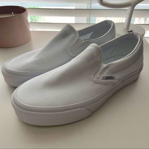 Nwob white slipon Vans